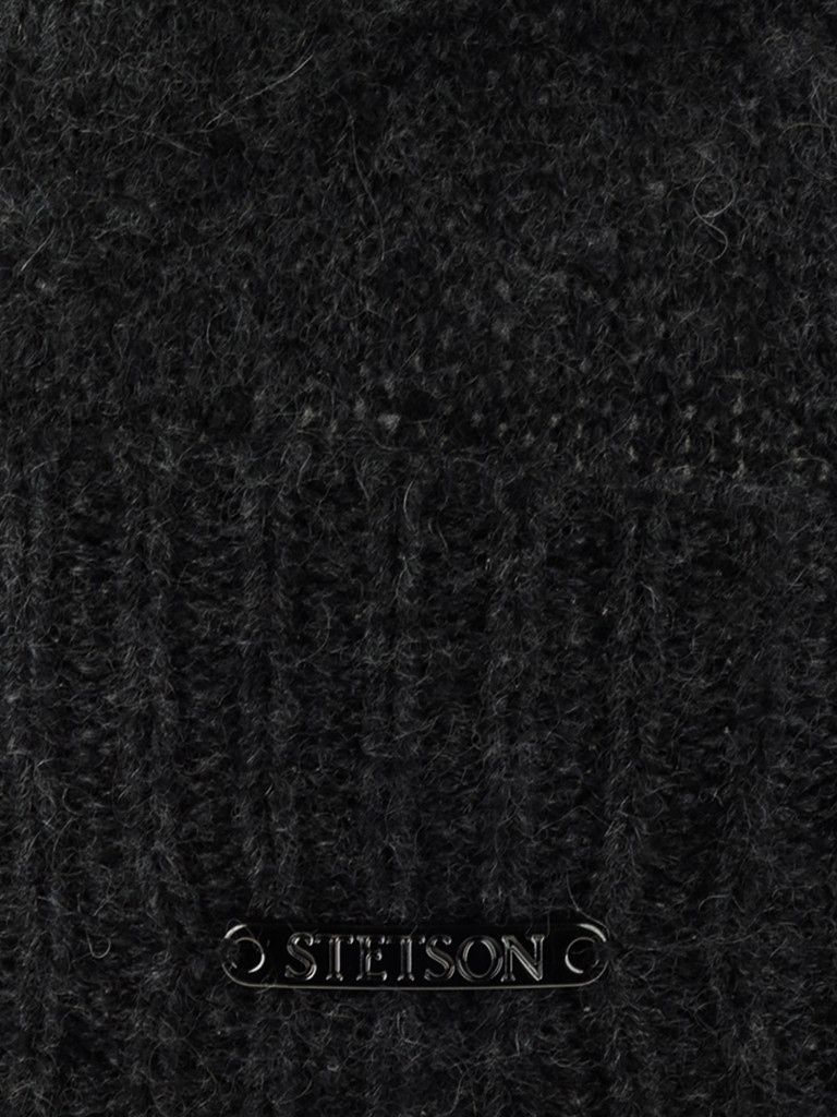 Шапка с отворотом STETSON 8599218 BEANIE CASHMERE (серый)