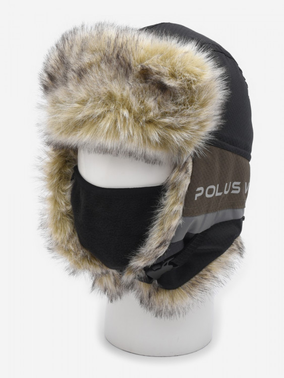 Шапка-ушанка зимняя мужская Huntsman Полюс V-2 с маской