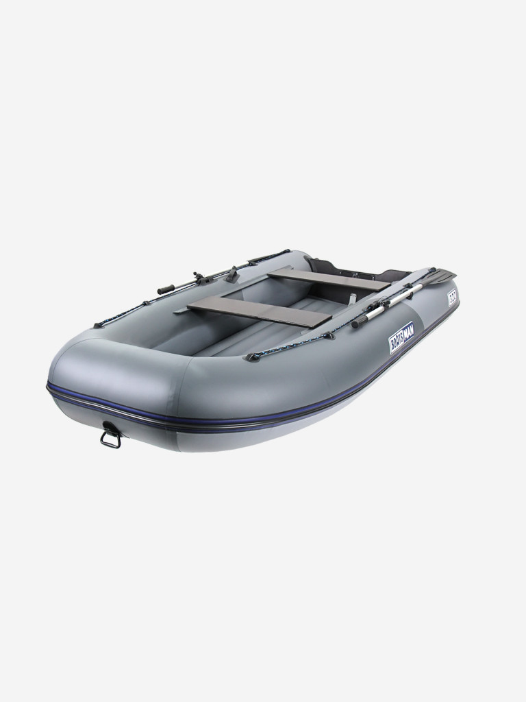 Надувная лодка Boatsman BT320A с НДНД, серо-графитовый