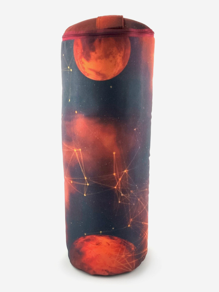 Спортивный валик для фитнеса, Mars Space Collection болстер для йоги с гречневой лузгой, ролик для йоги, валик для спины
