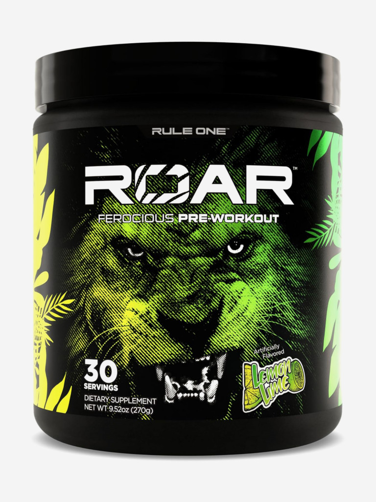 Предтренировочный комплекс Rule 1 ROAR, 270 г, Лимон-Лайм