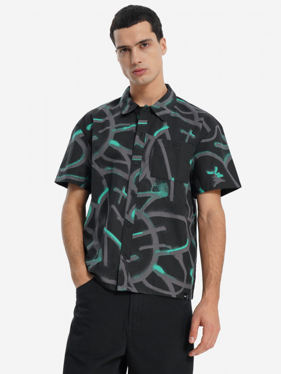 Рубашка с коротким рукавом мужская оверсайз Termit