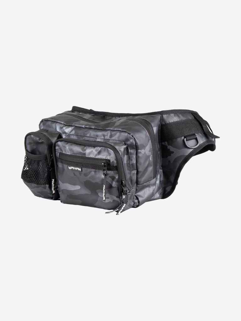Сумка рыболовная Yaman Fishing Hip Bag, 28х21х17 см, цвет серый камуфляж.