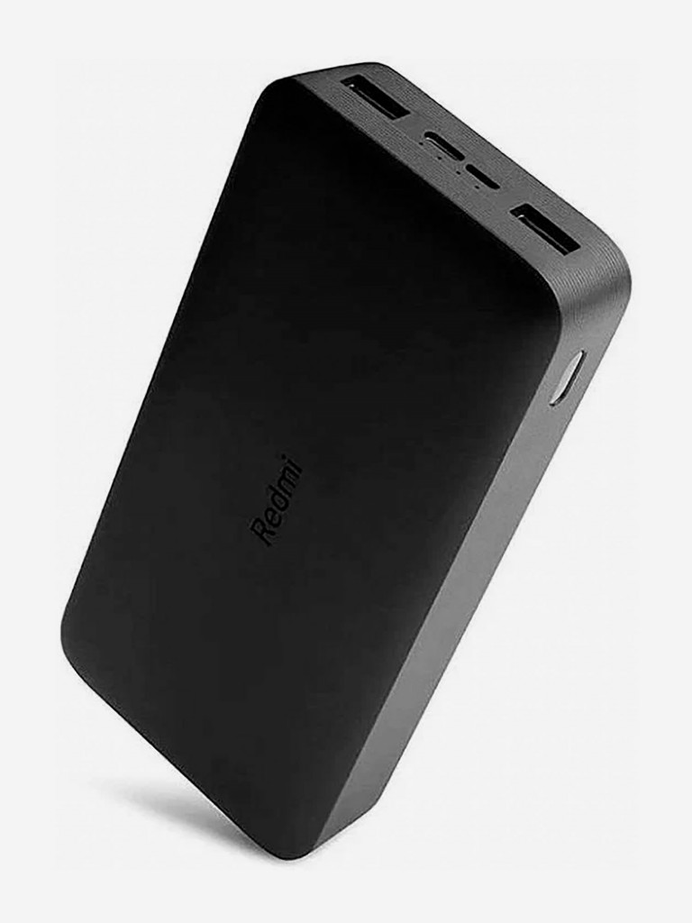 Зарядное устройство Xiaomi 20000mAh Redmi 18W Fast Charge Power Bank Black  черный цвет — купить за 3690 руб., отзывы в интернет-магазине Спортмастер