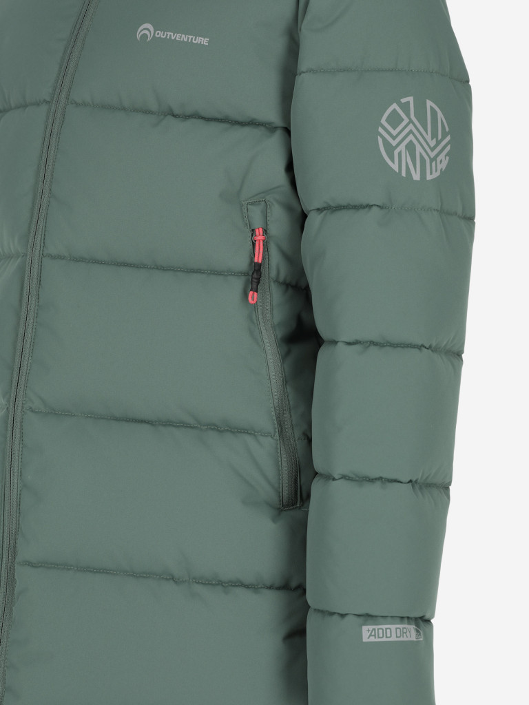 Пальто утепленное для девочек Outventure