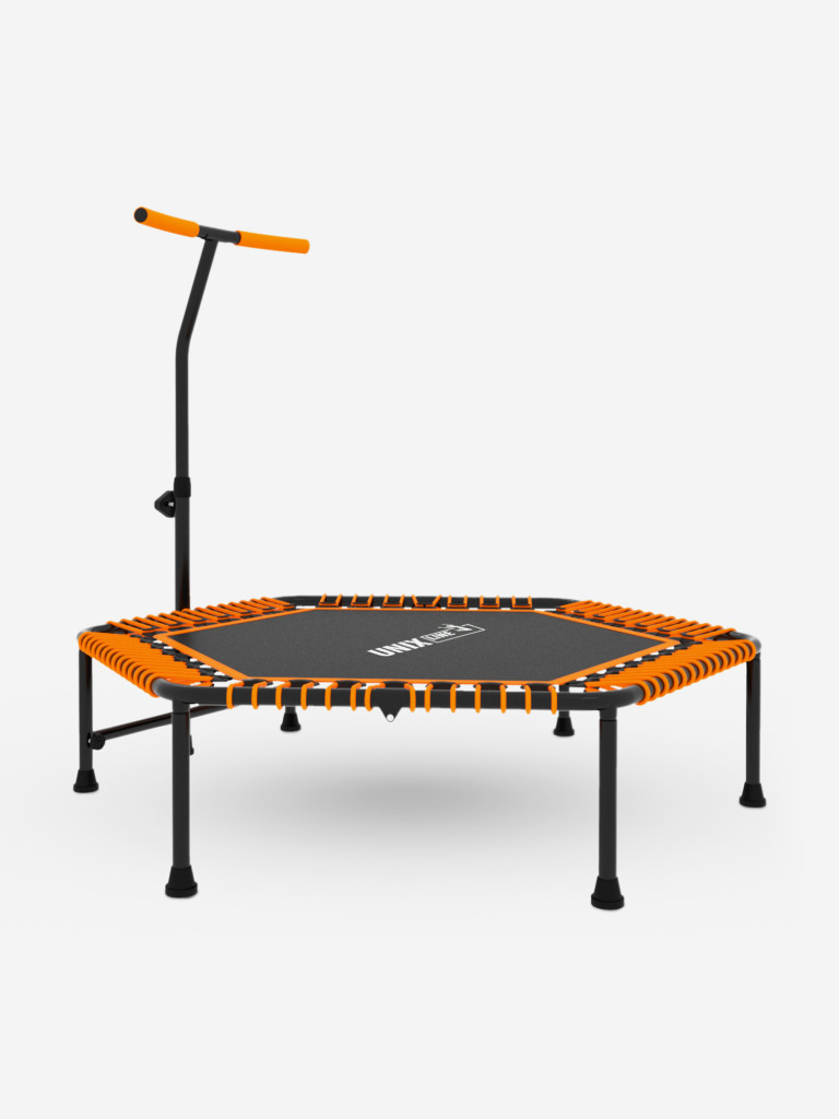 Батут спортивный для фитнеса и джампинга UNIX Line Fitness 125 см, оранжевый