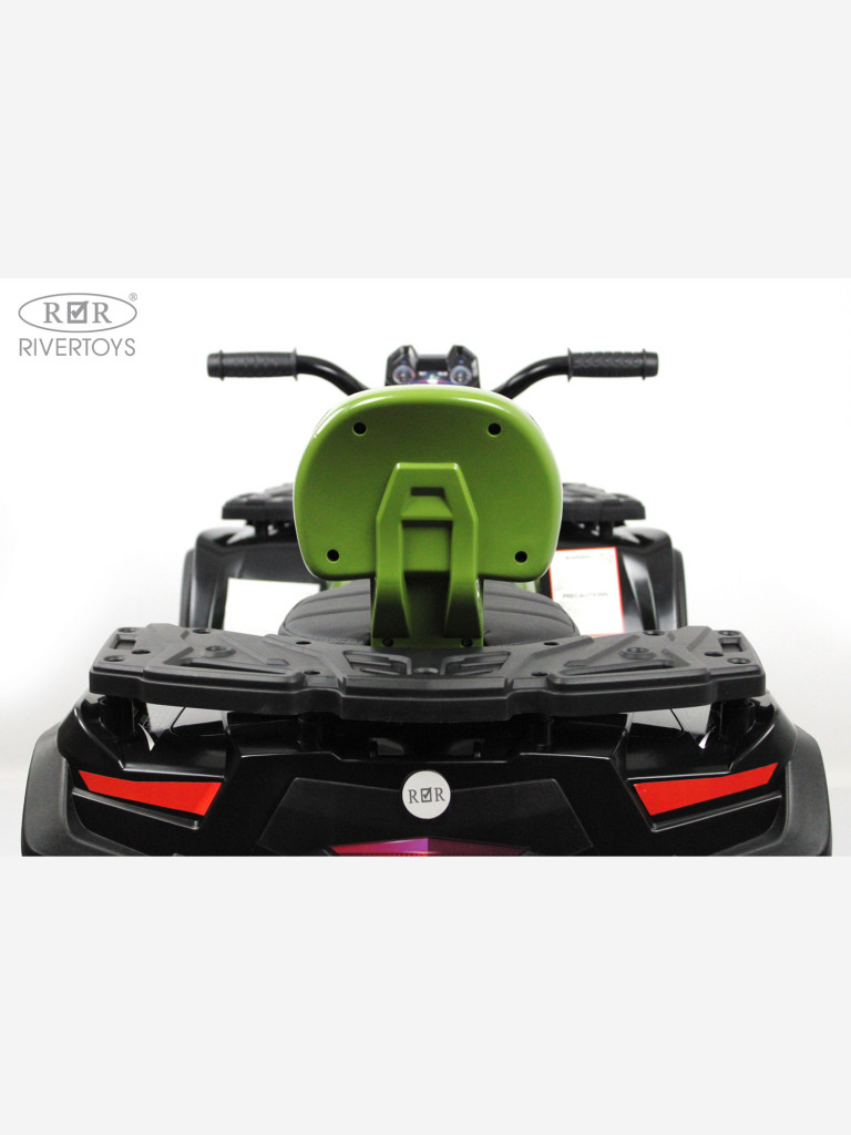 Детский электроквадроцикл RIVERTOYS T001TT 4WD зеленый