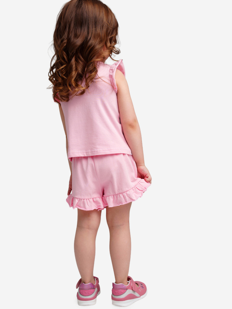 Комплект для девочек: футболка, шорты PlayToday