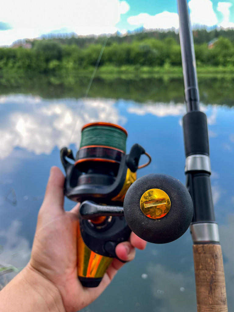 Катушка карповая с байтраннером Волжанка Карп Мастер 3000