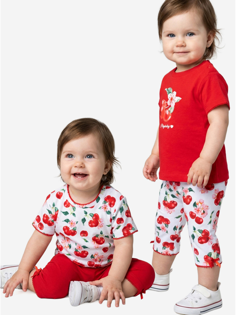 Легинсы укороченные, 2 пары в комплекте PlayToday