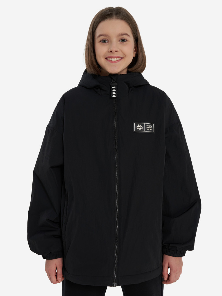 Куртка утепленная для девочек оверсайз Kappa