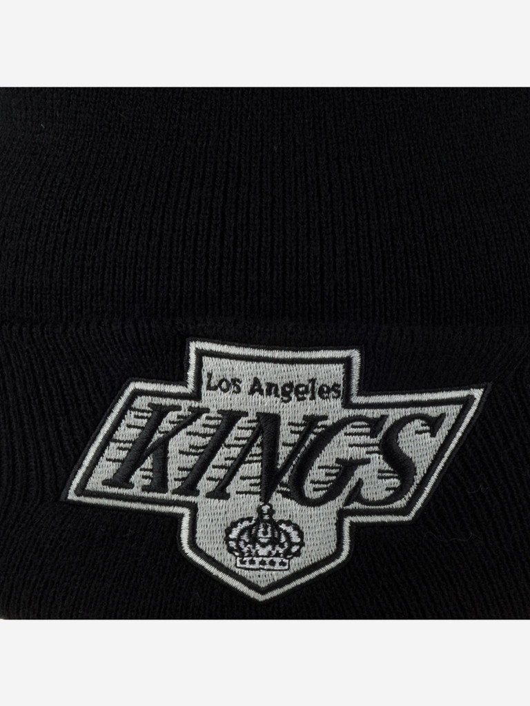 Шапка с отворотом MITCHELL NESS EU175-TEAMTALK-BLK Los Angeles Kings NHL