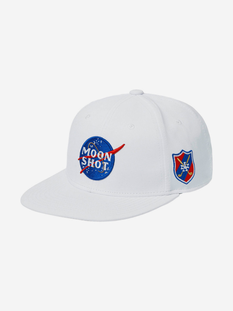 Бейсболка с прямым козырьком AMERICAN NEEDLE 19H004A-MOONS Moon Shot Covert (белый)