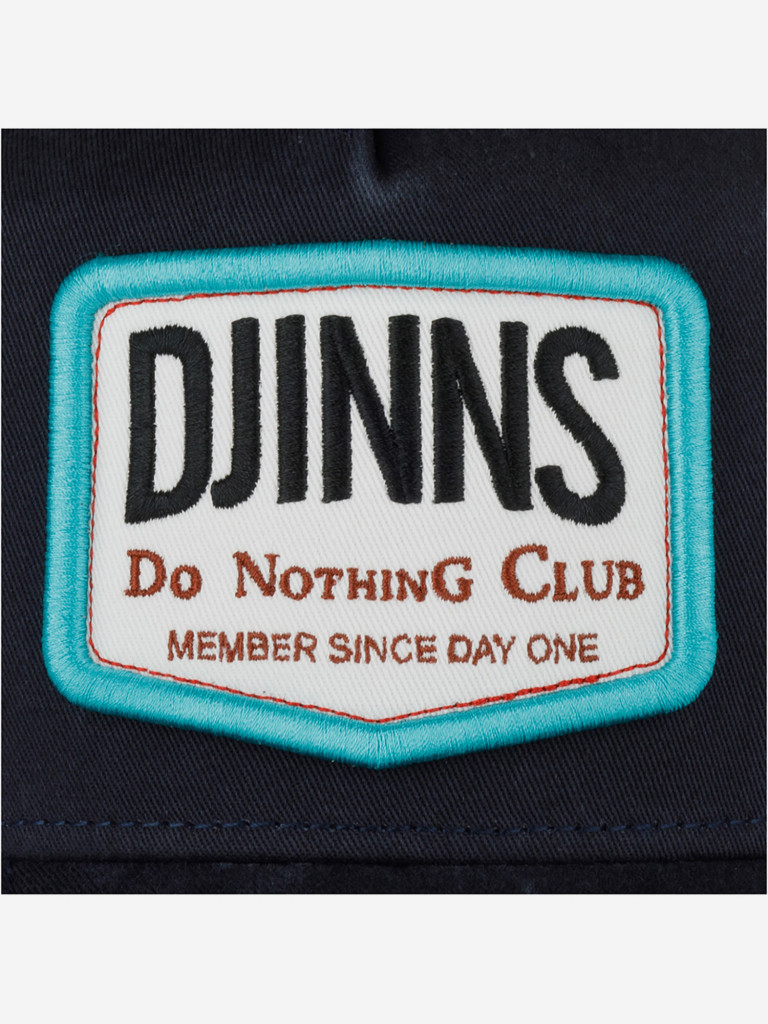 Бейсболка с сеточкой DJINNS HFT Nothing Club 2 HeatDye (синий)