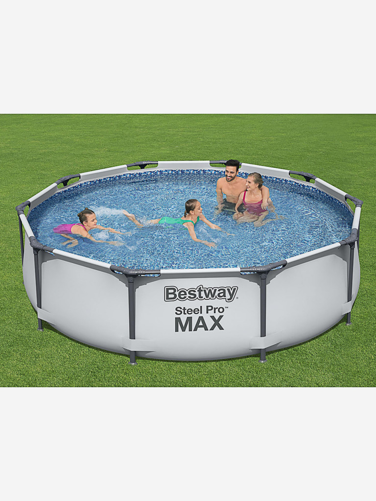 BESTWAY Бассейн каркасный Steel Pro Max, сталь, ПВХ, 305х76см, 4678л, 56406