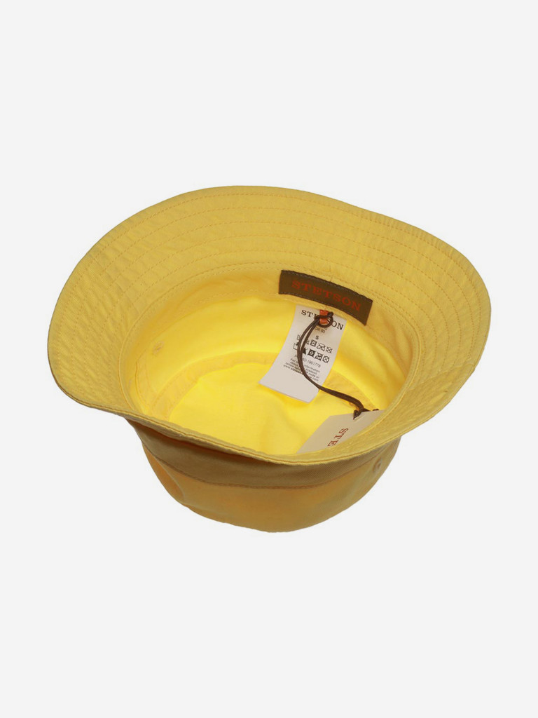Панама STETSON 1811110 BUCKET COTTON TWILL (желтый)