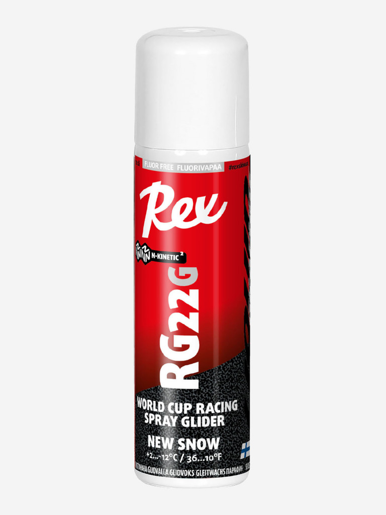 Гоночный жидкий парафин REX RG22G Graphite Spray, +2С…-12C, 150 мл