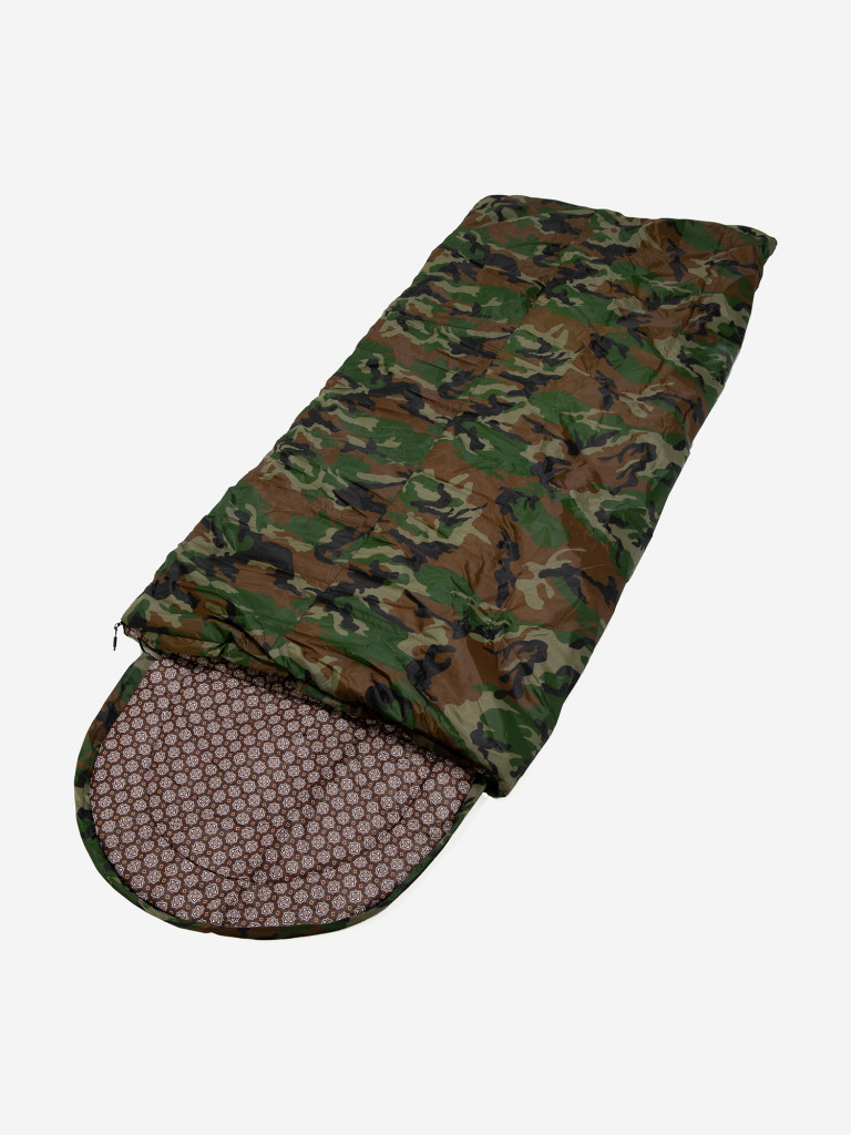 Спальный мешок Huntsman Аляска зимний утепленный с подголовником одноместный (до -10) для охоты и рыбалки