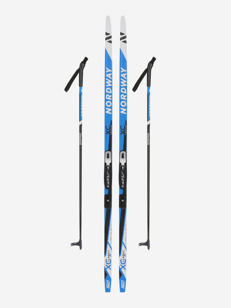 фото Комплект лыжный детский nordway classic nnn, синий