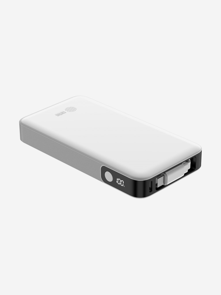 Мобильный аккумулятор Cactus CS-PBFSPA-20000 20000mAh 22.5W 4.5A 2xUSB-C белый