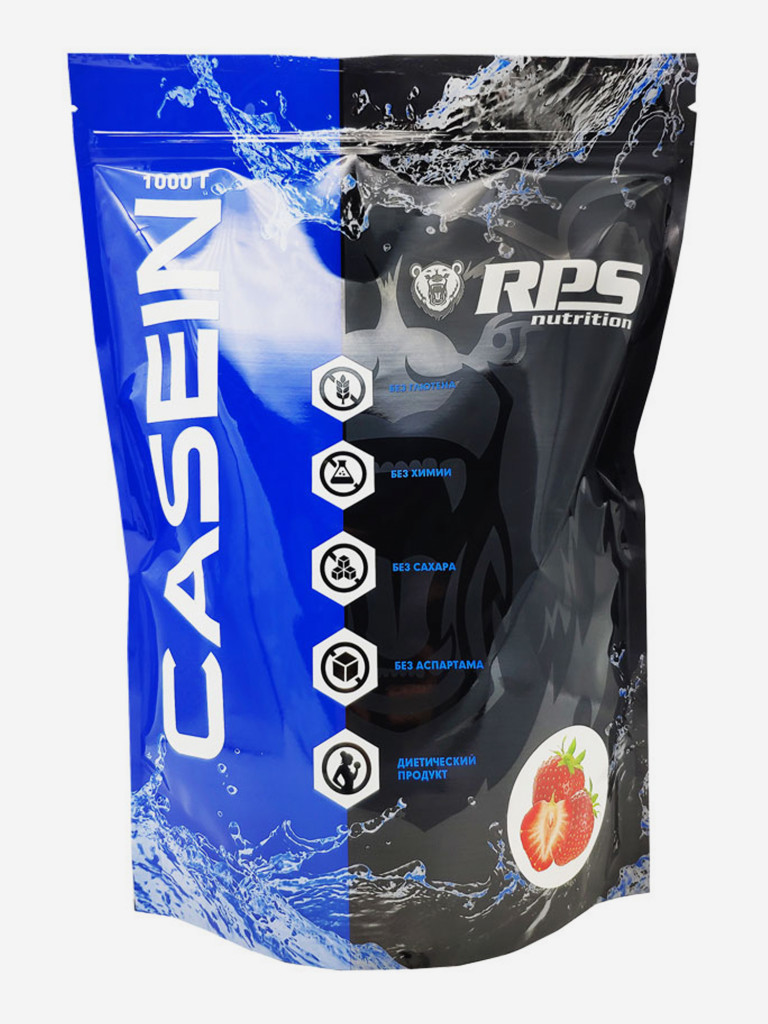 Протеин казеиновый RPS Nutrition 1000 гр Клубника