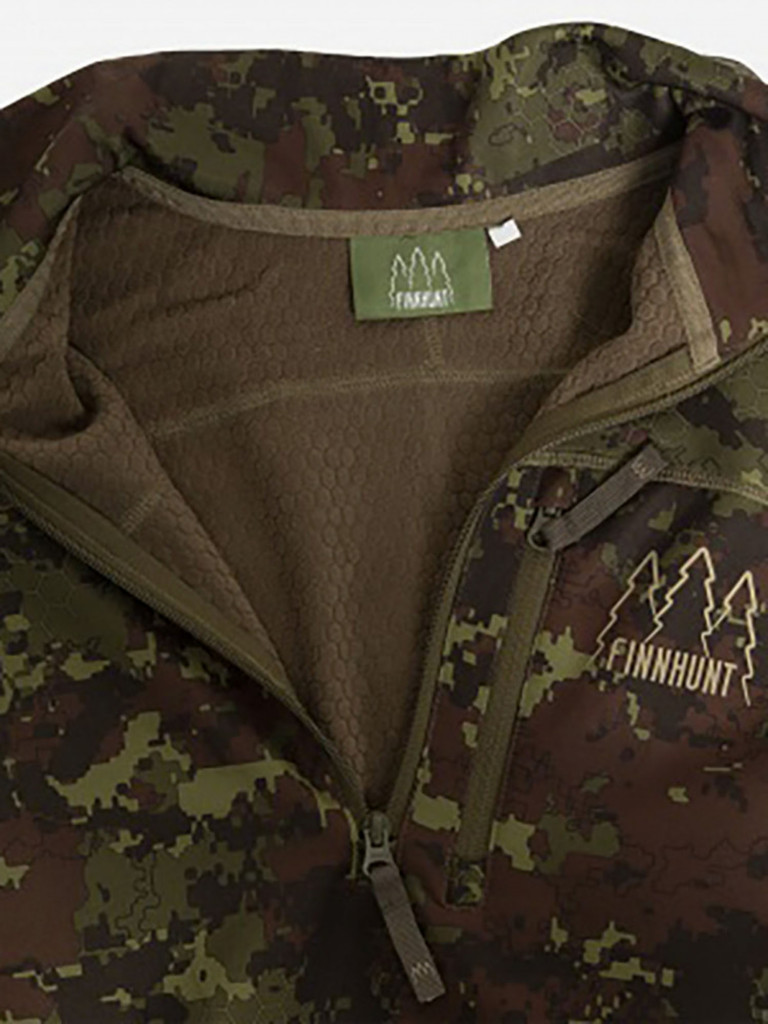 Толстовка мужская FINNHUNT 1/2 Zip Universal Summer Camo