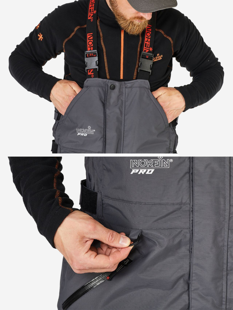 Полукомбинезон демисезонный Norfin VERITY Pro для рыбалки и охоты