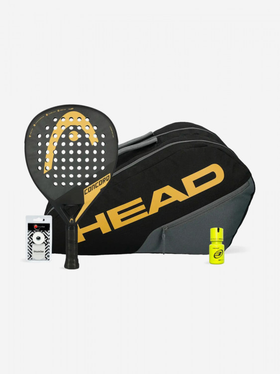 Комплект из ракетки для падела Head Concord 2025 с сумкой Edge и аксессуарами