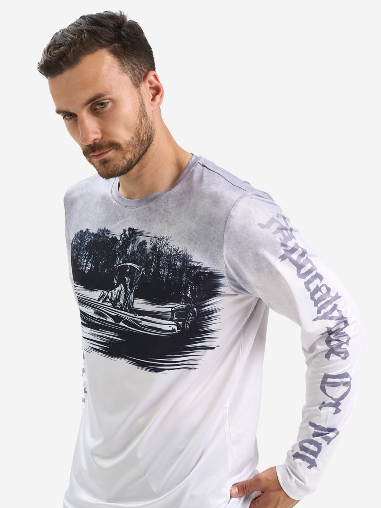 Лонгслив мужской Extreme Fishing OBS-G503 с защитой от солнца UPF50+ для рыбалки