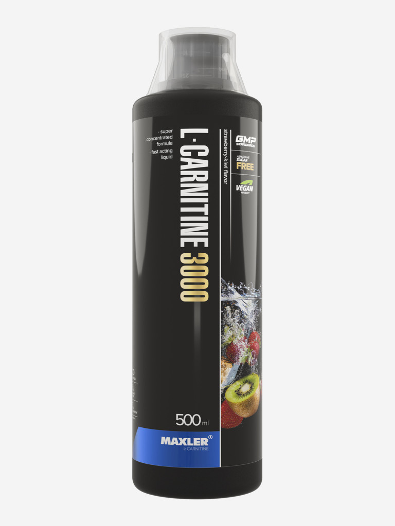 МАКСЛЕР Л-Карнитин 3000 (вкус: Клубника-Киви) / MAXLER L-Carnitine 3000 (Strawberry-Kiwi) 500 мл