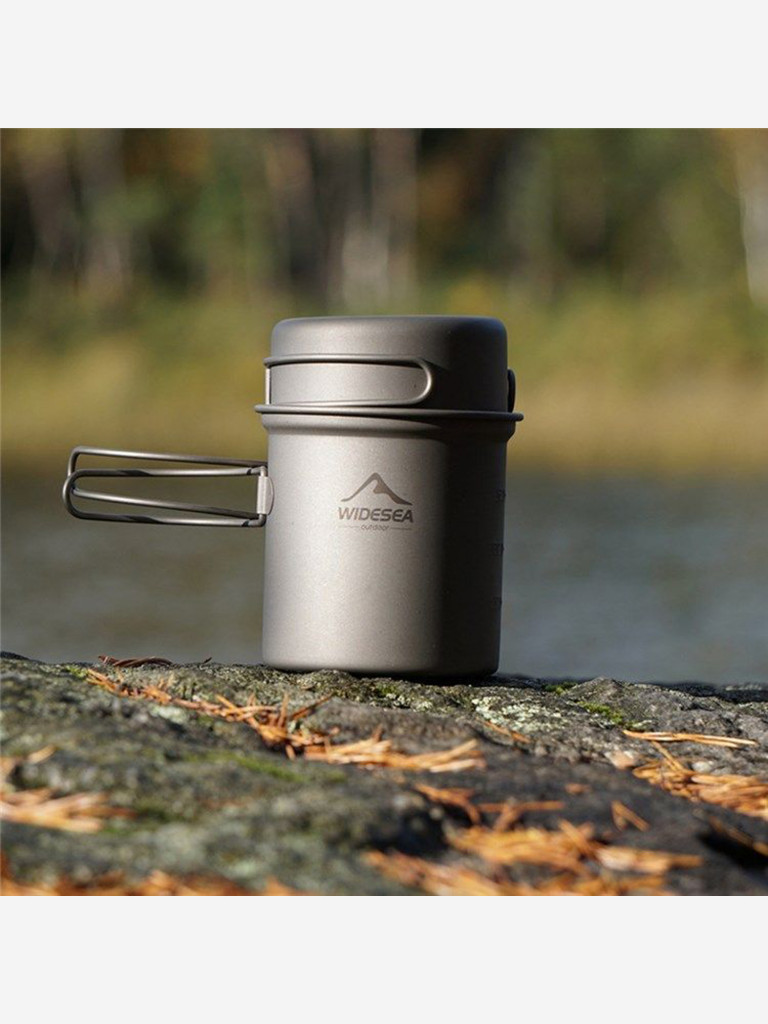 Титановый котелок Widesea