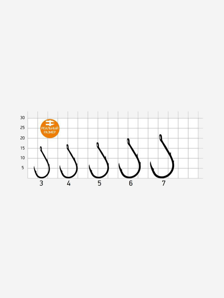 Крючки для рыбалки одинарные Saikyo KH-10091 BN CHINU BAIT HOLDER ( 1 упк. по 10 шт.)