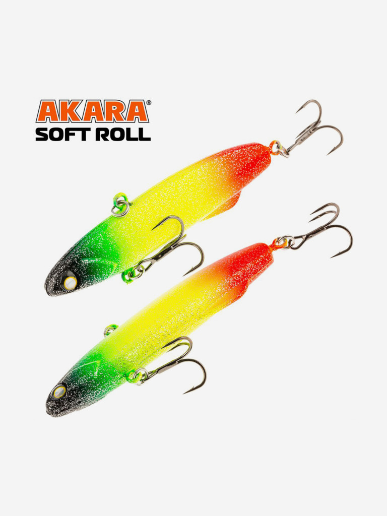 Воблер ратлин Akara Soft Roll 70мм 17г A21 виб зимний на щуку, судака