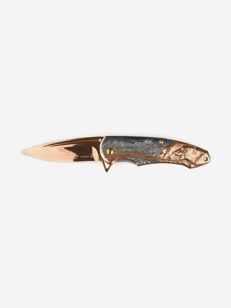 Нож складной Stinger, 200 мм, нейлоновый чехол