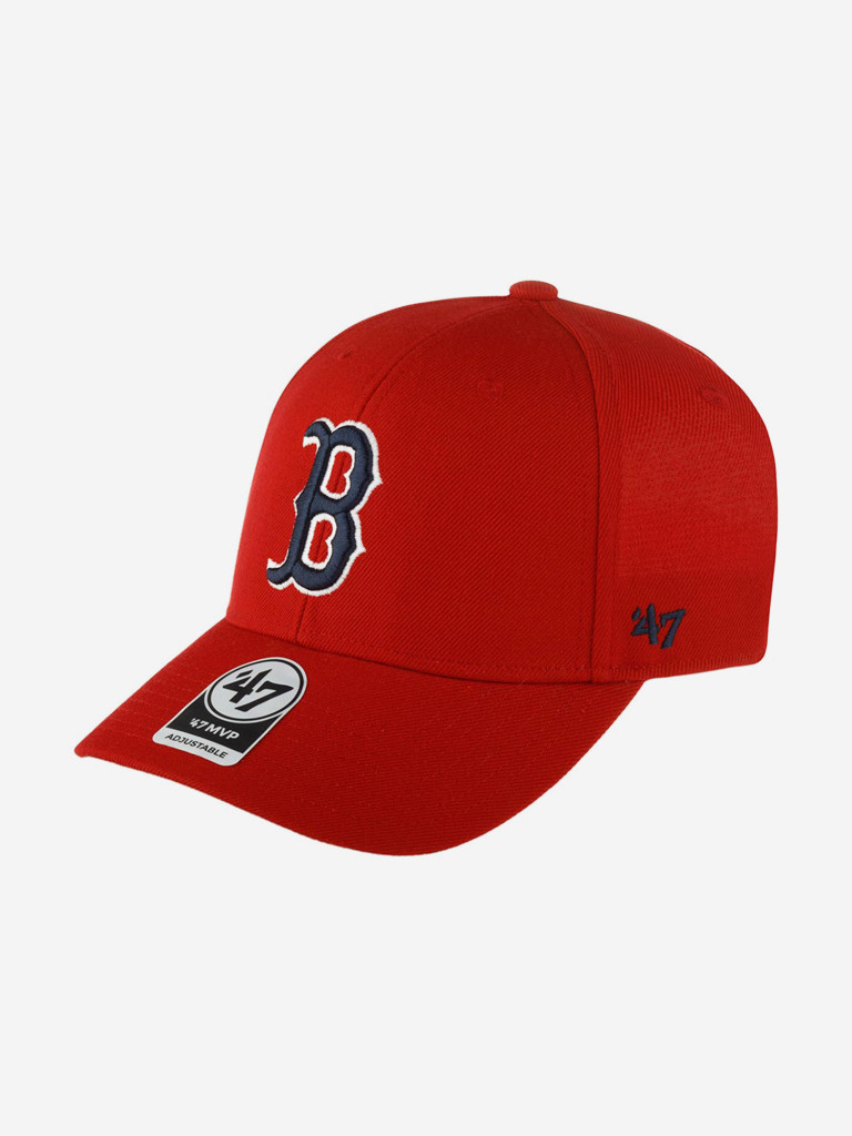 Бейсболка 47 BRAND B-MVP02WBV-RD Boston Red Sox MLB (красный)