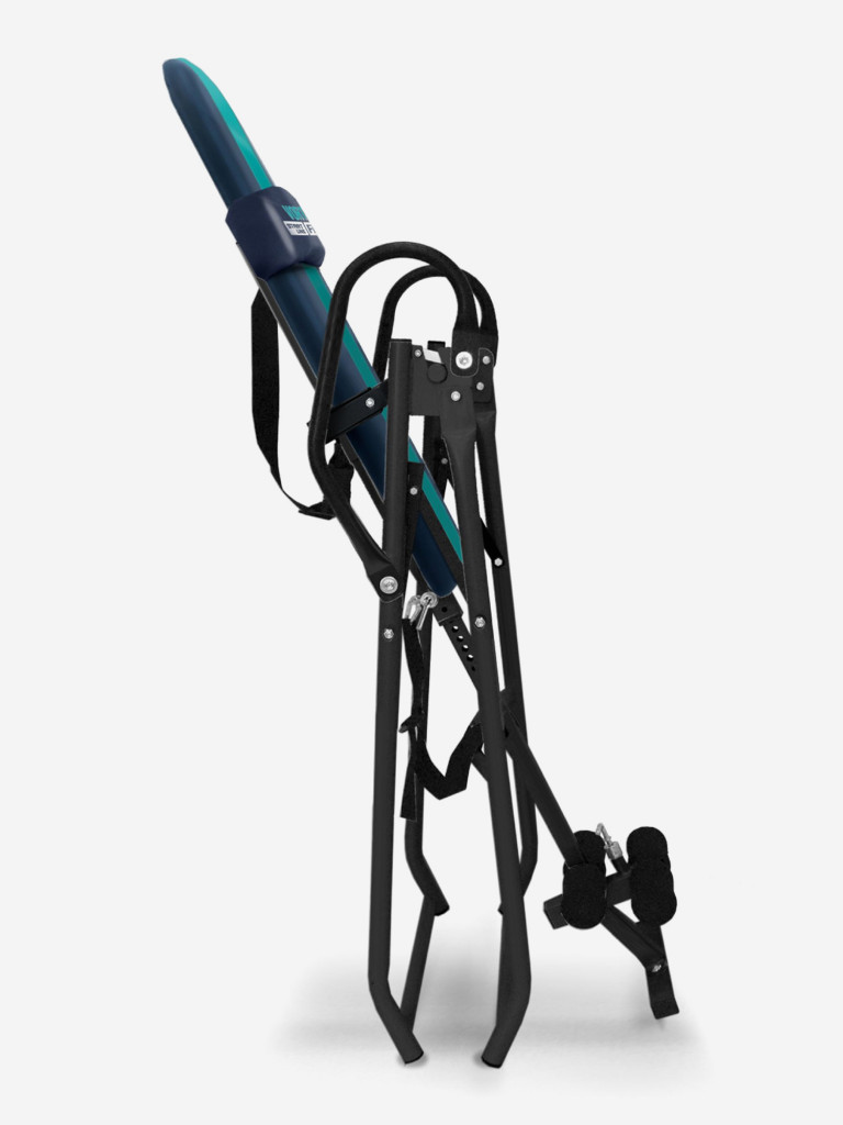 Инверсионный стол Vortex С ПОДУШКОЙ для спины, позвоночника, тренажер от боли в спине, цвет сине-бирюзовый