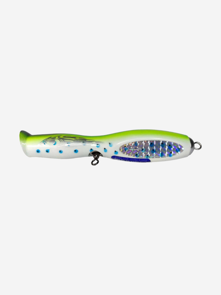 Поппер Blue Marlin GT39 Green 210 мм 110 гр для ловли хищника
