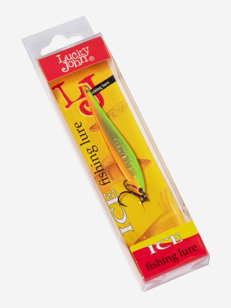 Блесна вертикальная Lucky John зимняя S-3 с тройником, вес 6 г