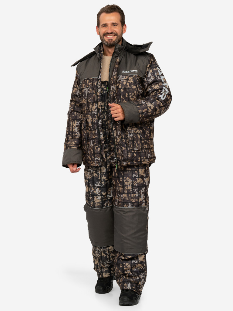 Костюм мужской Huntsman Альтаир зимний на флисе, ткань Alova