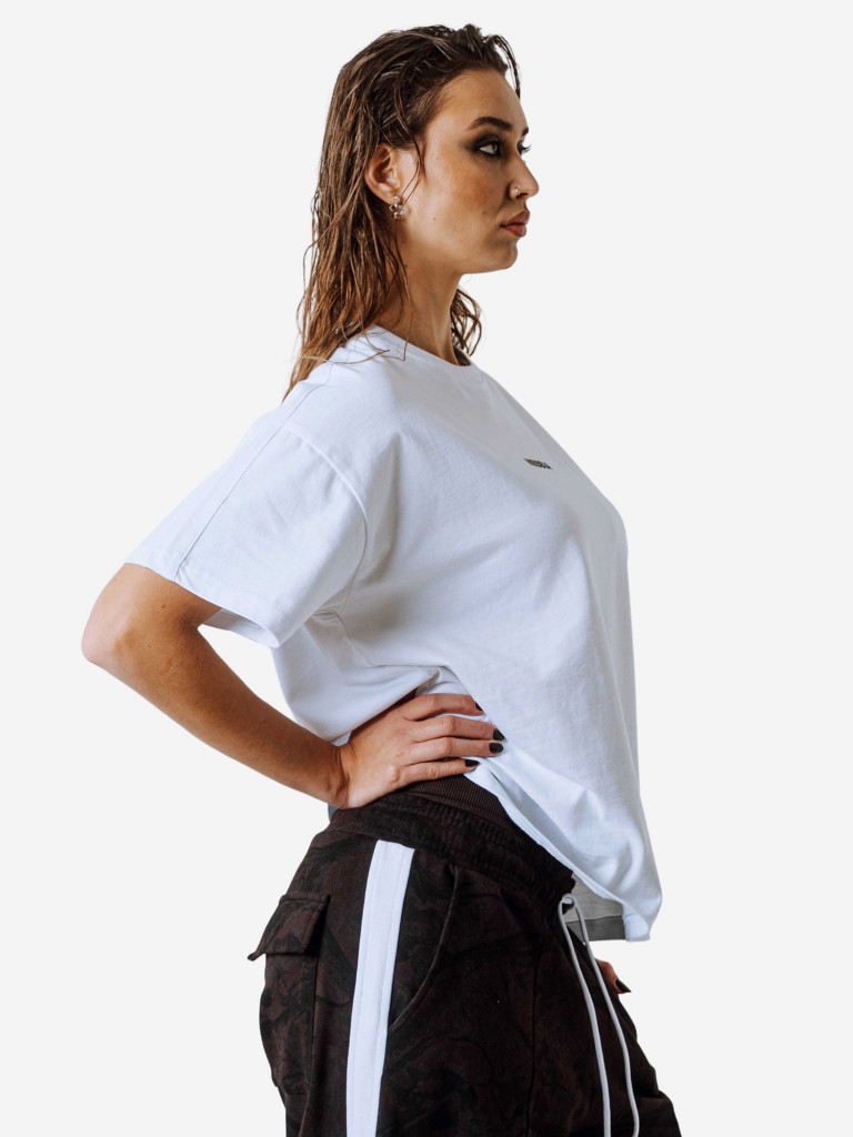 Футболка женская NEBBIA Relaxed Tee POWER 894 White