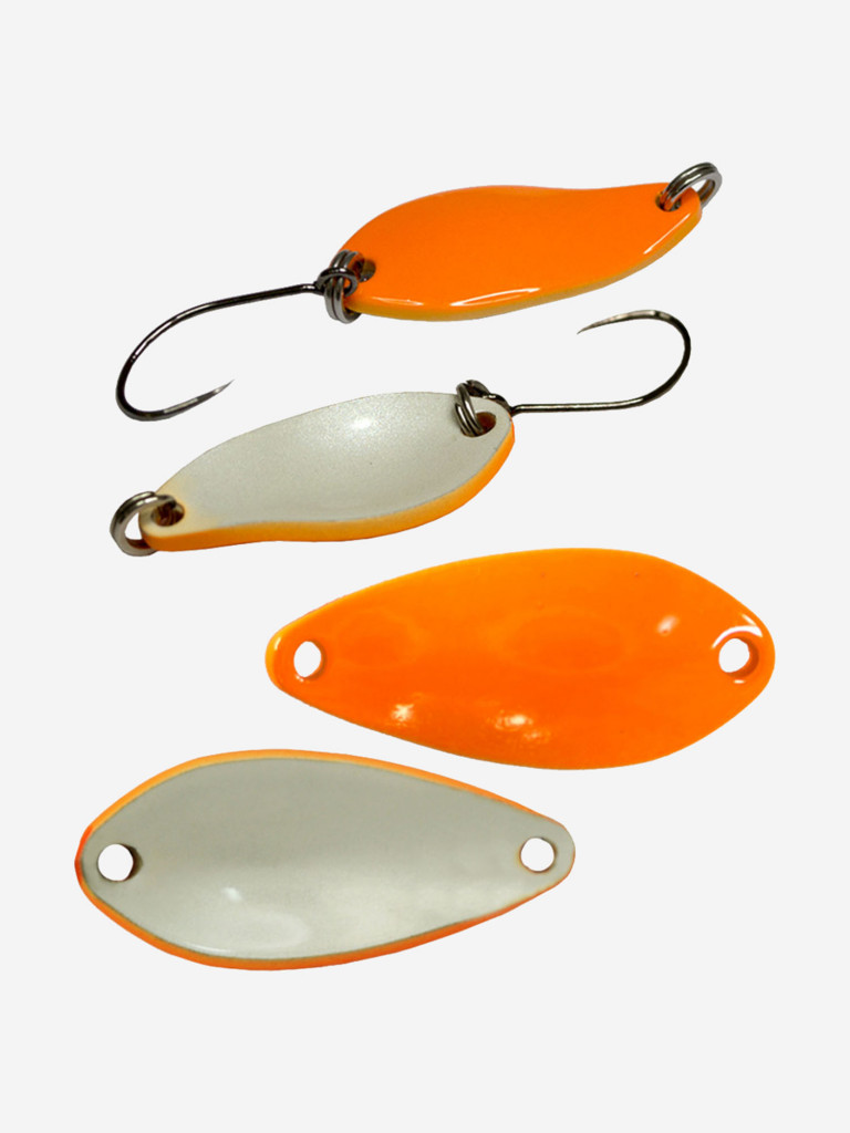 Блесна для рыбалки на форель, окуня, голавля LureMax Dotty колебалка, 25мм., 2,4 г.