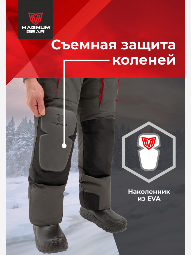 Костюм для рыбалки MAGNUM GEAR TITAN 2 -45° С красный