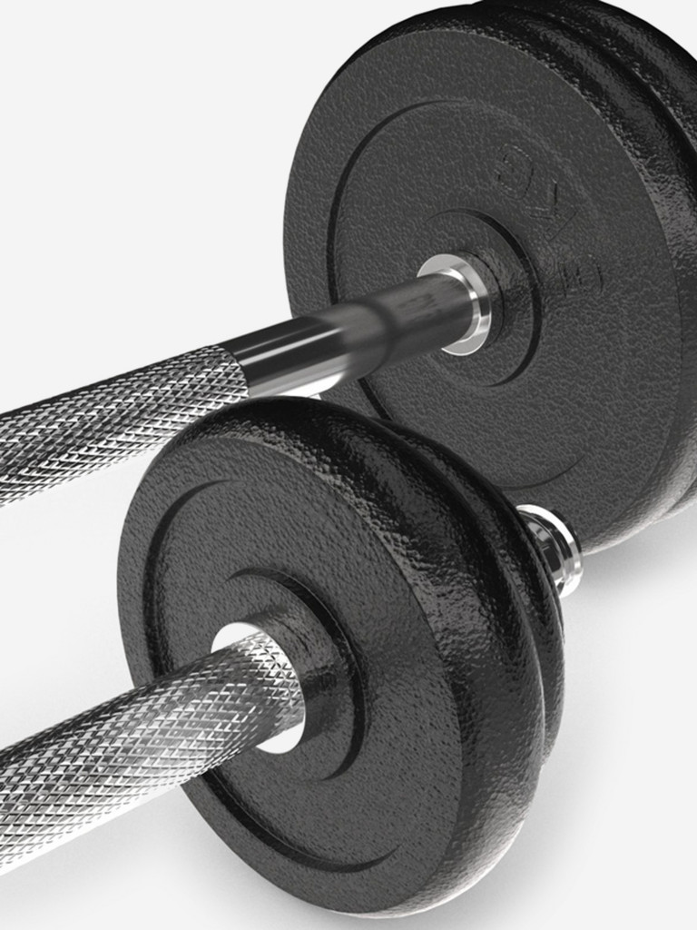 Набор гантелей и штанга UNIX Fit в кейсе 50 кг