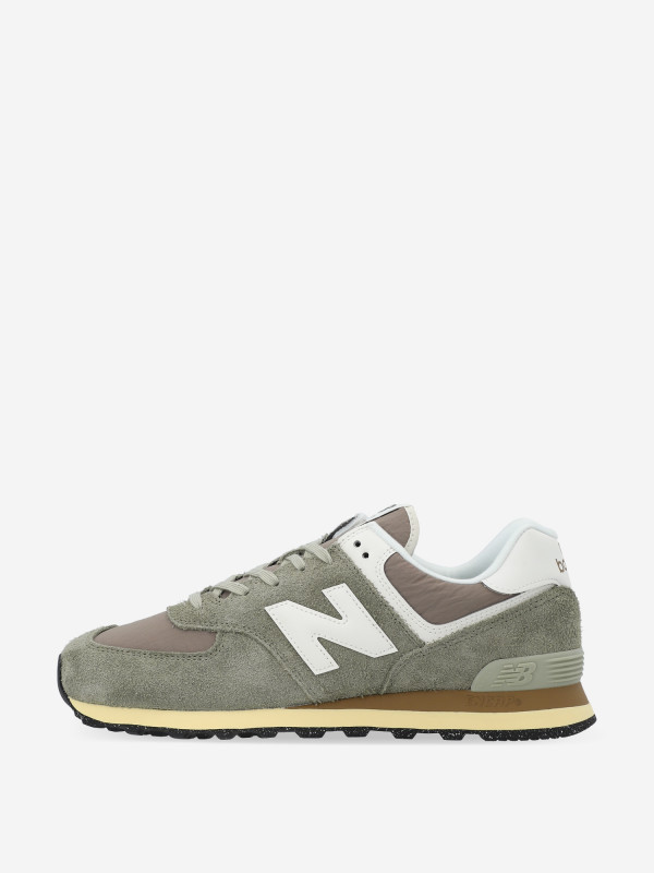 Кроссовки мужские New Balance 574 арт. U574TNB оливковый/кремовый цвет — купить за 16999 руб., отзывы в интернет-магазине Спортмастер