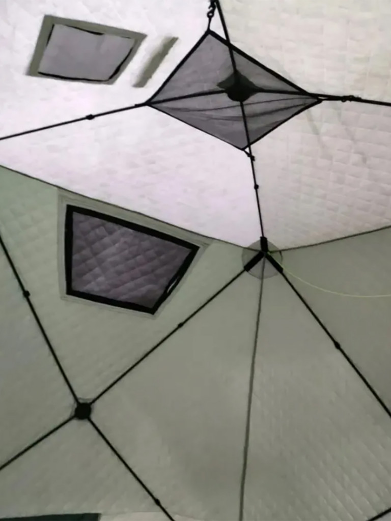 Зимняя палатка Terbo-Mir 2016 трехслойная мобильная баня для кемпинга и рыбалки