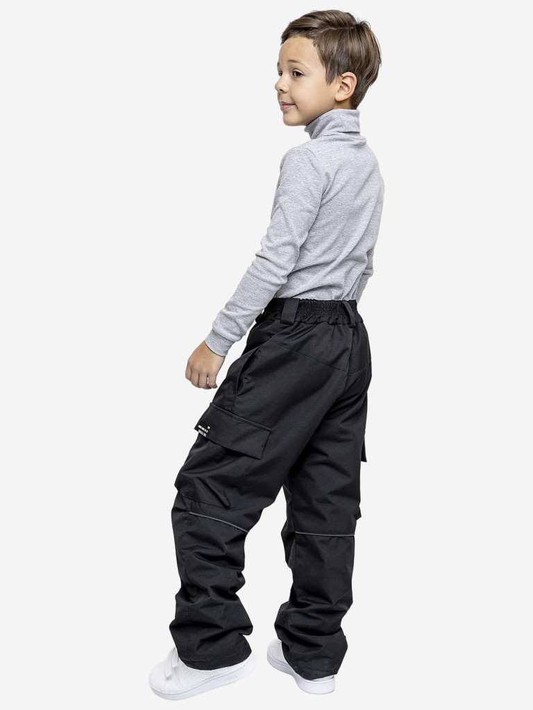 Брюки утепленные для мальчика batik черный