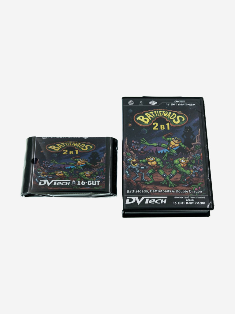Картридж коллекционный DVTech Battletoads 2 в 1