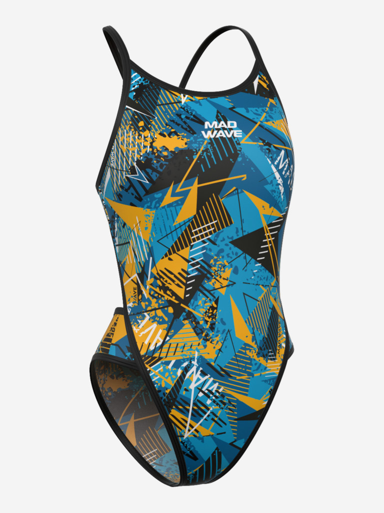 Женский купальник спортивный антихлор Mad Wave Daria PBT H2