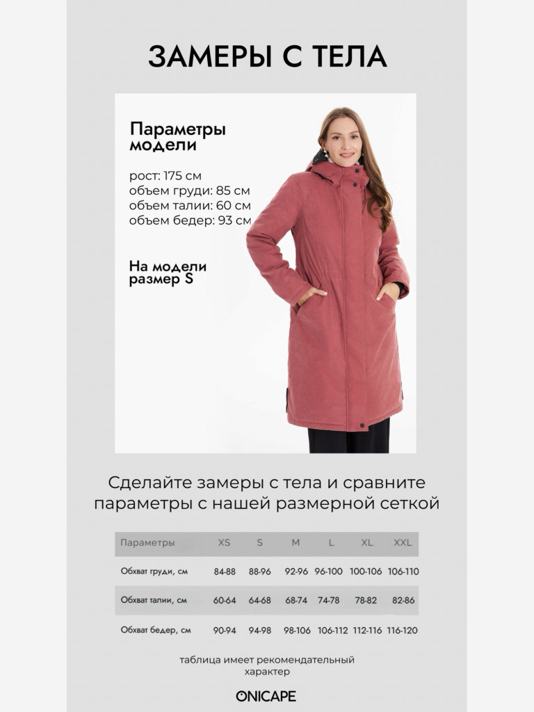 Зимняя парка женская Onicape Дворцовая