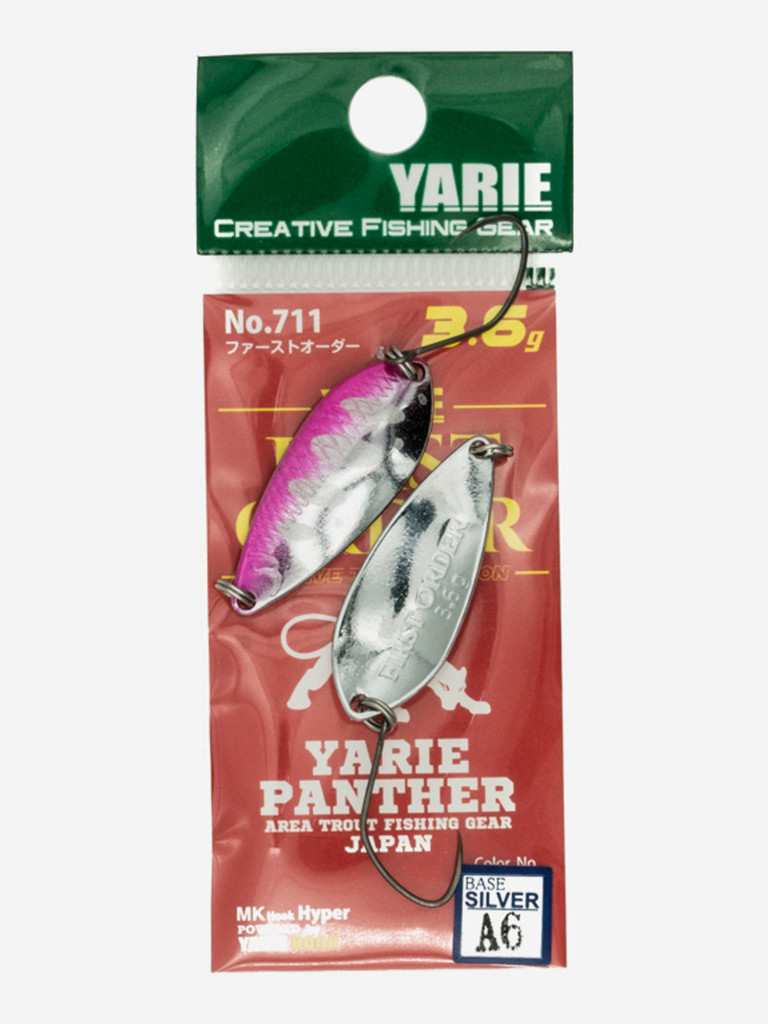 Блесна YARIE №711 FIRST ORDER 3.6гр цвет A6